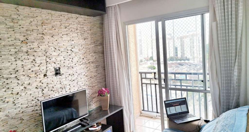 Apartamento de 50m² à venda, Mooca, São Paulo, SP. Com 2 Dormitório, Banheiro com box, Sala, Varand