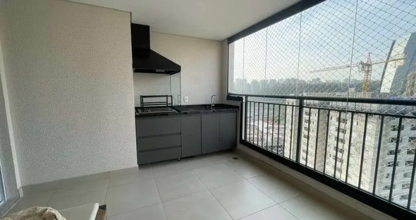 Apartamento de 68m² com terraço Gourmet à venda, Santo Amaro, São Paulo, SP. com 2 Dormitórios send
