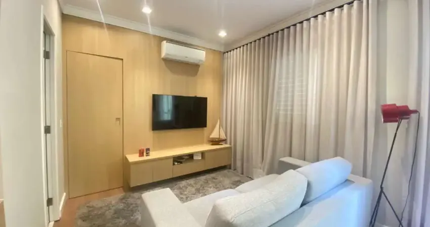 Apartamento de 77m² para locação e venda, mobiliado,  com 1 Suíte, 1 Vaga para auto com manobrista