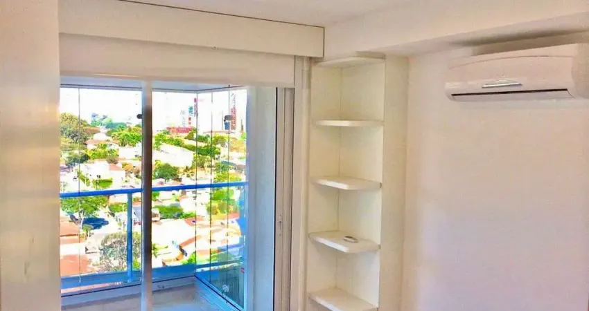 Apartamento de 50m² para locação, Campo Belo, São Paulo, SP. com 1 Dormitório, Sala, Cozinha, 1 Vag