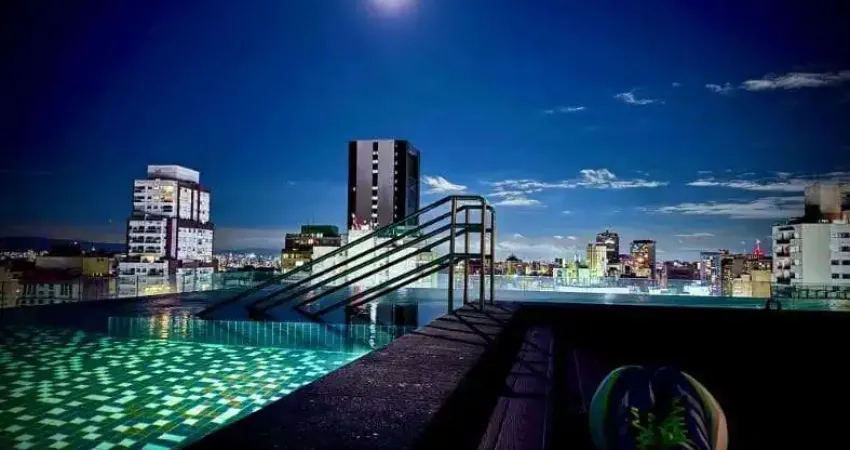 Studio de 33m² para venda e locação, mobiliado e planejado, 1 vaga para auto, localizado na consolação, são paulo, sp.