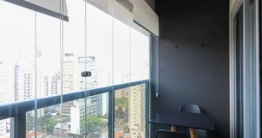 Studio de 20m² à venda, Jardim Paulista, São Paulo, SP. com 1 Suíte/Cozinha, Sacada, Piso em porcel