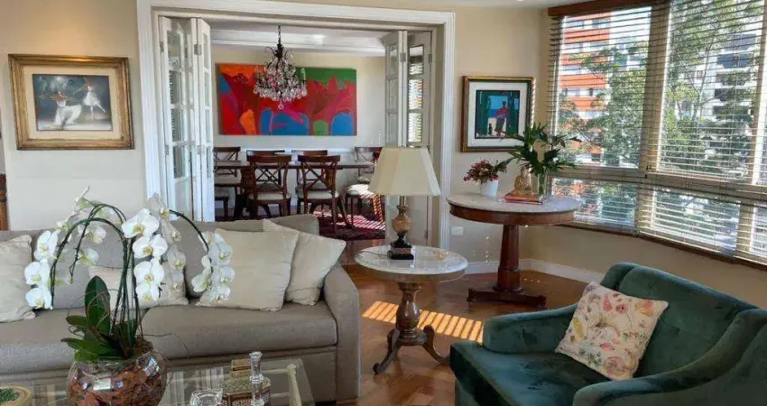 Apartamento de 370m² com terraço para locação e venda, real parque, são paulo, sp. com 4 suítes com closet, 6 vagas para auto.