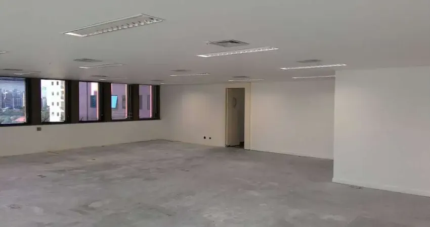 Conjunto comercial de 206m² para locação, brooklin novo, são paulo, sp. com ar condicionado central, piso elevado, 5 vaga de garagem