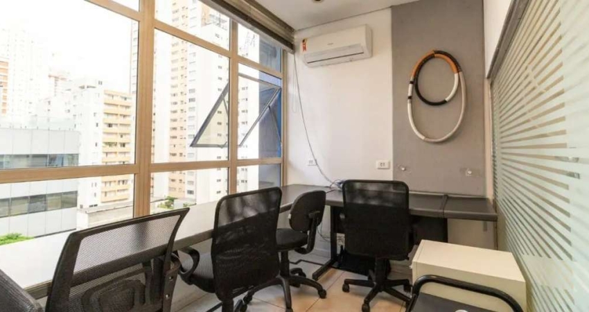 Conjunto comercial MOBILIADO, com 32m², 1 vaga, à venda, Cerqueira César, São Paulo, SP
