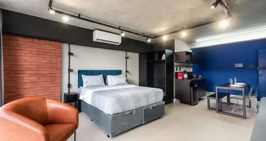 Studio para venda e locação, mobiliado com 37m², localizado no centro, são paulo, sp