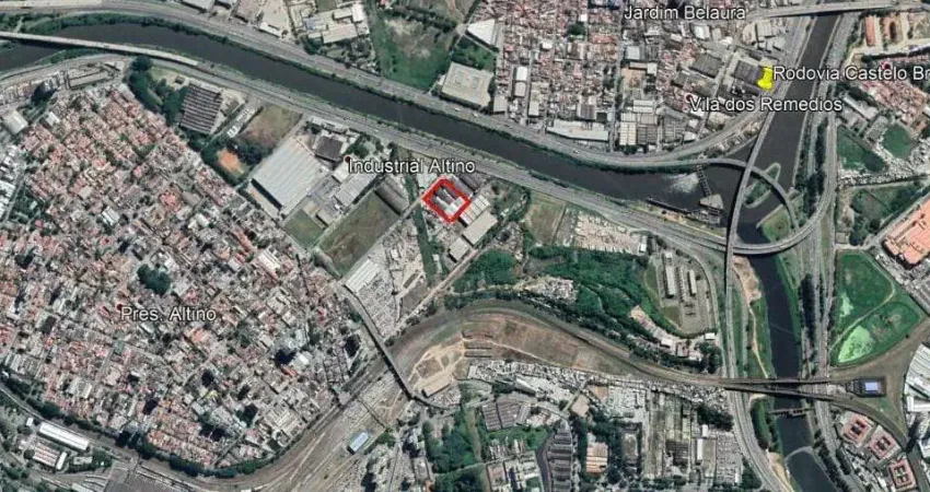 Galpão/barracão de 2.830m² para locação, osasco, osasco, sp. rua com saída direta para marginal pinheiros.