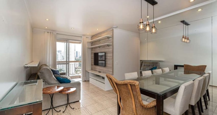 Apartamento à venda, 3 dts, 76m2, 1 Suíte, 2 vagas, Apto Mobiliado e será vendido com Porteira Fech