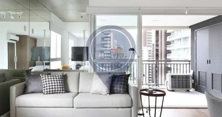 Studio de luxo na cidade monções: 1 quarto, 2 salas, 1 banheiro, 1 vaga de garagem, 61,55 m² - são paulo-sp