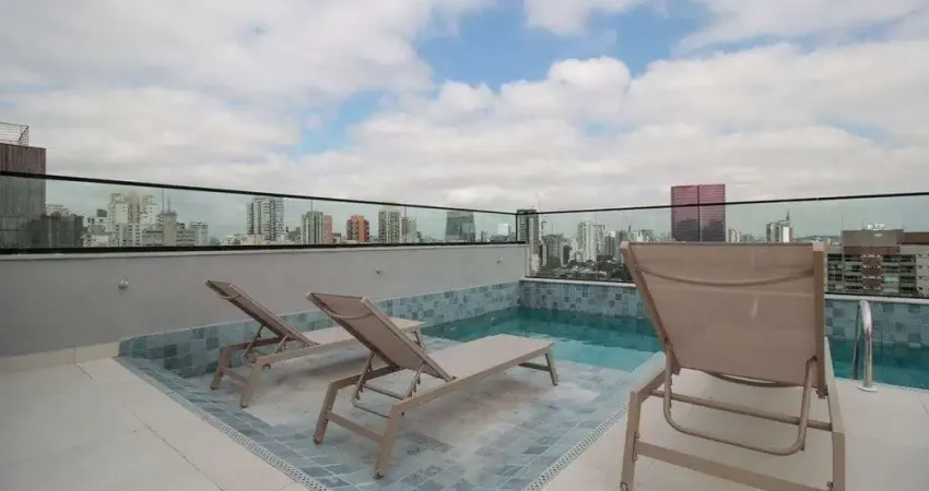 Studio de 23m² à venda, vila madalena, são paulo, sp. com cozinha planejada, piso em porcelanato sem vaga.