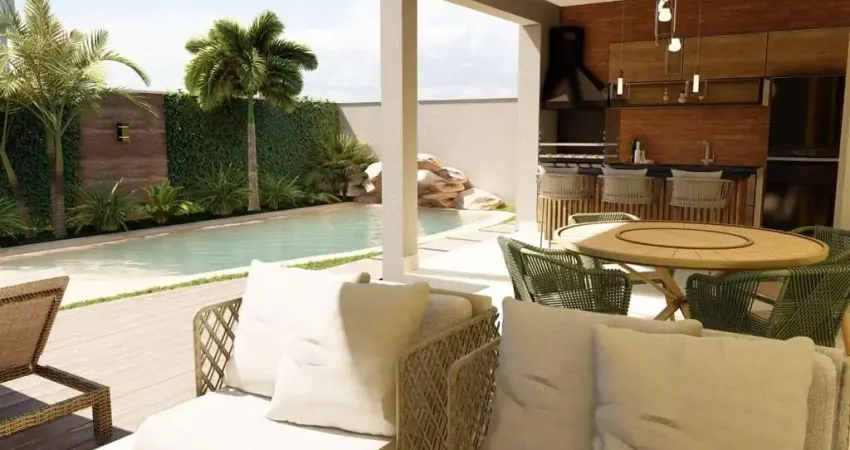 Oportunidade novo sobrado de luxo - 4 suites, escritorio, 4 vagas - alphaville