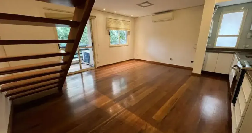 Flat duplex de 65m² com terraço à venda e locação, moema, são paulo, sp. com 1 suíte, ambiente 2 salas, escritório, 1 vaga para auto.