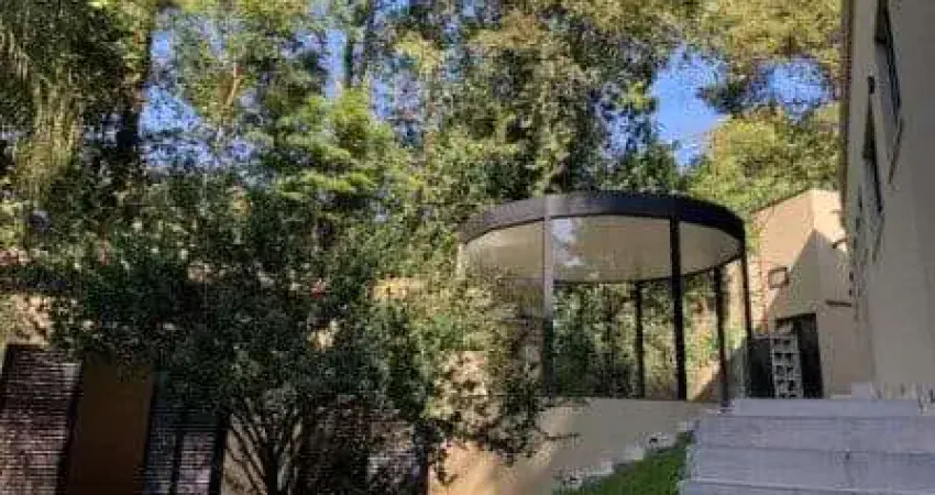 Casa alto padrão mobiliado de 405m² para locação, tanque, atibaia, sp. com 6 suítes, varias salas, lareira, 6 vagas para auto.