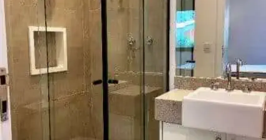 Casa alto padrão mobiliado de 405m² à venda, tanque, atibaia, sp. com 6 suítes, varias salas, lareira, 6 vagas para auto.