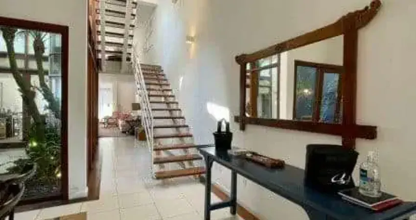 Casa alto padrão mobiliado de 468m² à venda, balneário praia do pernambuco, guarujá, sp. com 5 suítes, de frente para praia.