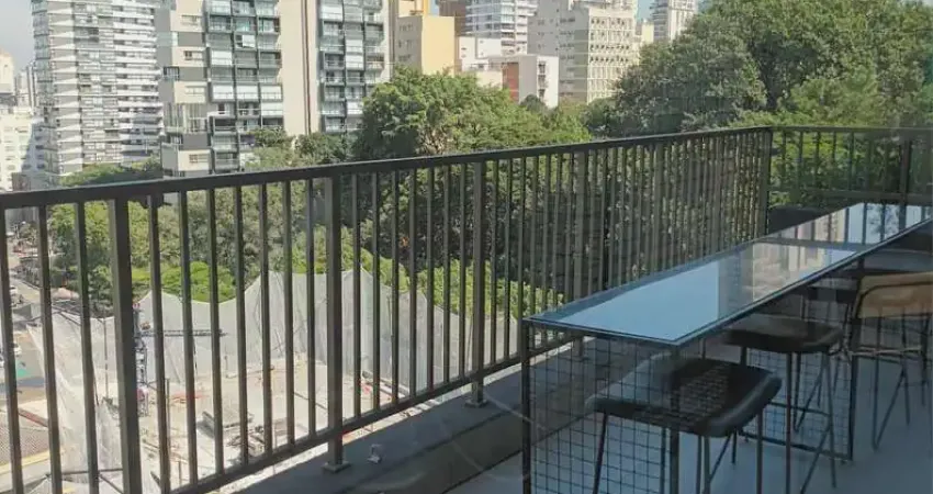Studio para locação lazer completo 22m2, cerqueira césar, são paulo, sp