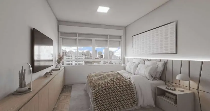 Apartamento reformado de 140m² à venda, higienópolis, são paulo, sp.  com 3 dormitórios sendo 2 suítes, 2 salas, 1 vaga.