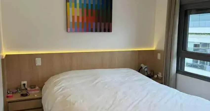 Apartamento mobiliado,com 128m², à venda, brooklin - cidade monções, são paulo, sp