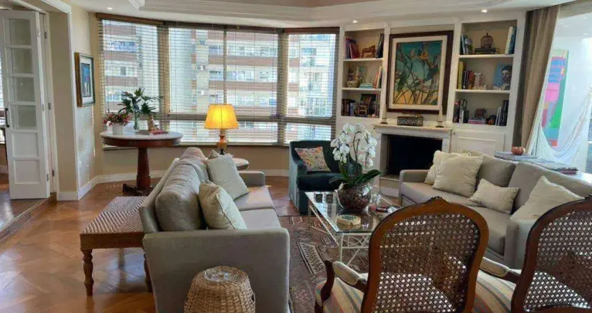 Apartamento de 370m² com terraço para locação e venda, real parque, são paulo, sp. com 4 suítes com closet, 6 vagas para auto.