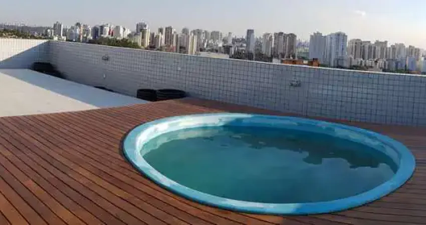 Cobertura de 300m² para locação, vila leopoldina, são paulo, sp com 4 suítes 4 vagas de garagem, ar-condicionado, churrasqueira, copa, piscina privativa
