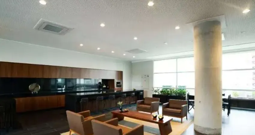 Apartamento luxuoso com 55m², para locação, santo amaro, sp