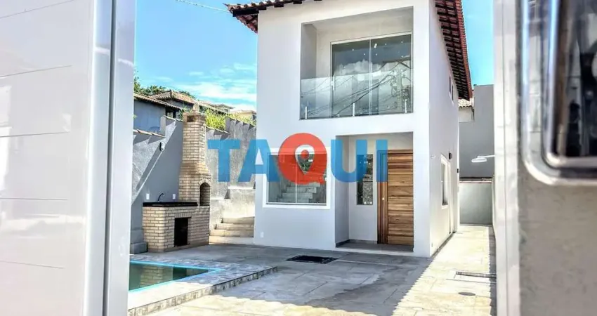 Casa duplex com 3 quartos, sendo 2 suítes à venda praia rasa, cabo frio - rj