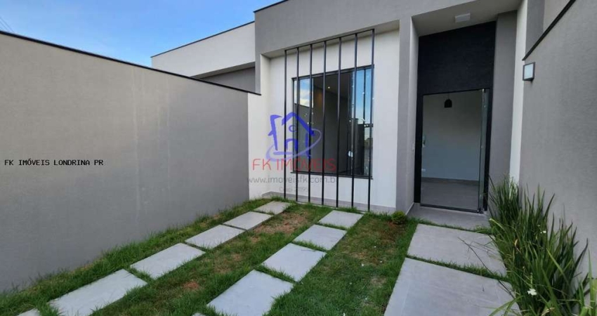Casa para Venda em Londrina, Residencial José B Almeida, 3 dormitórios, 1 suíte, 2 banheiros, 2 vagas