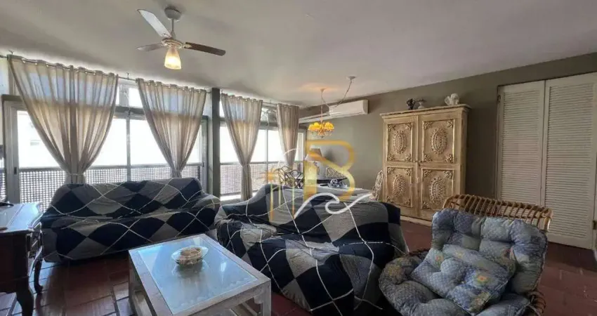 Apartamento com 3 dormitórios à venda, 160 m² por r$ 620.000,00 - pitangueiras - guarujá/sp