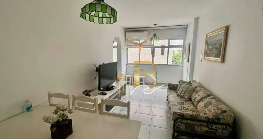 Apartamento com 1 dormitório à venda, 58 m² por r$ 330.000 - pitangueiras - guarujá/sp