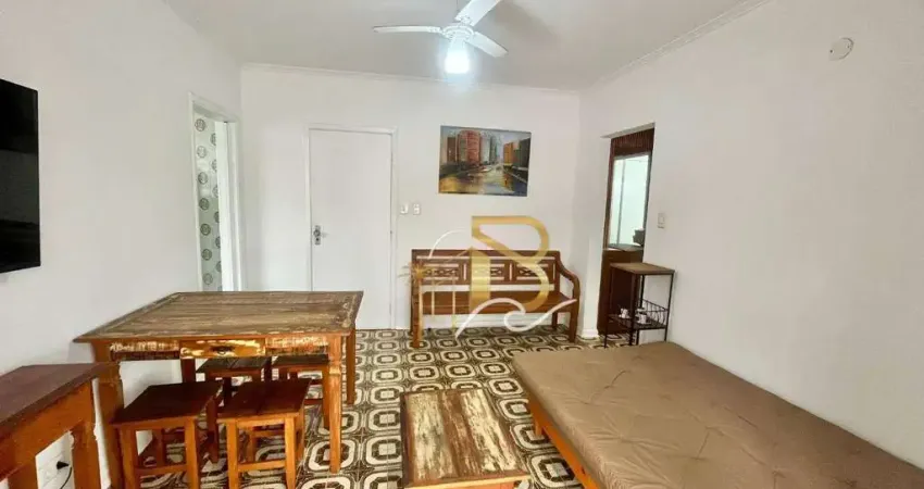 Apartamento com 1 dormitório, 50 m² - venda por r$ 380.000,00 ou aluguel por r$ 3.000,00/mês - pitangueiras - guarujá/sp