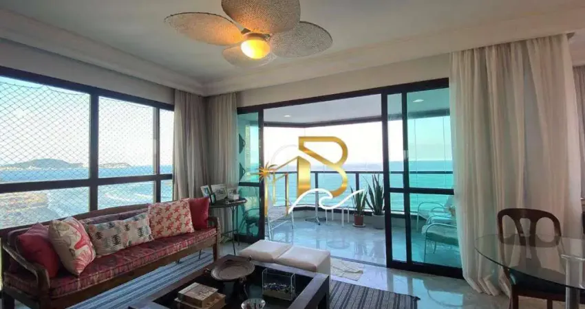 Apartamento com 3 dormitórios à venda, 190 m² por r$ 3.300.000,00 - pitangueiras - guarujá/sp