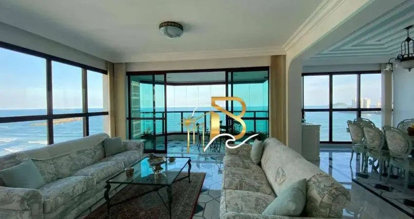 Apartamento com 4 dormitórios à venda, 200 m² por r$ 3.800.000,00 - pitangueiras - guarujá/sp