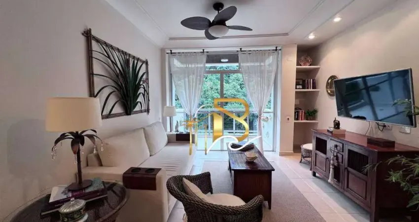 Apartamento com 3 dormitórios, 120 m² - venda por r$ 750.000,00 ou aluguel por r$ 7.660,00/mês - pitangueiras - guarujá/sp