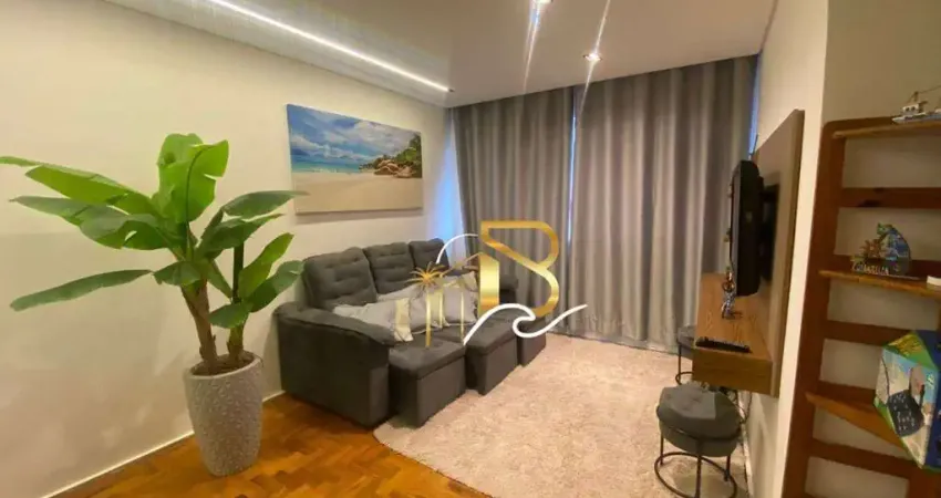 Apartamento com 2 dormitórios à venda, 69 m² por r$ 380.000,00 - enseada - guarujá/sp