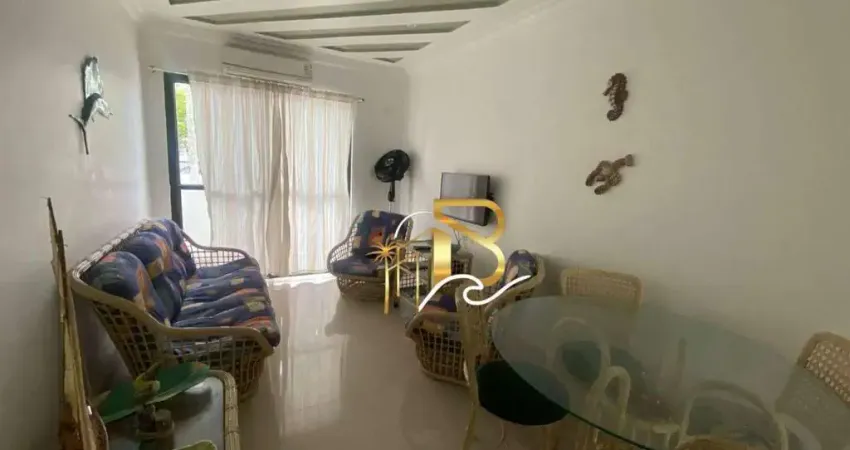 Apartamento com 2 dormitórios à venda, 65 m² por r$ 420.000 - enseada - guarujá/sp