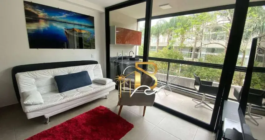 Studio com 1 dormitório, 55 m² - venda por r$ 550.000 ou aluguel por r$ 2.200/mês - balneário praia do pernambuco - guarujá/sp