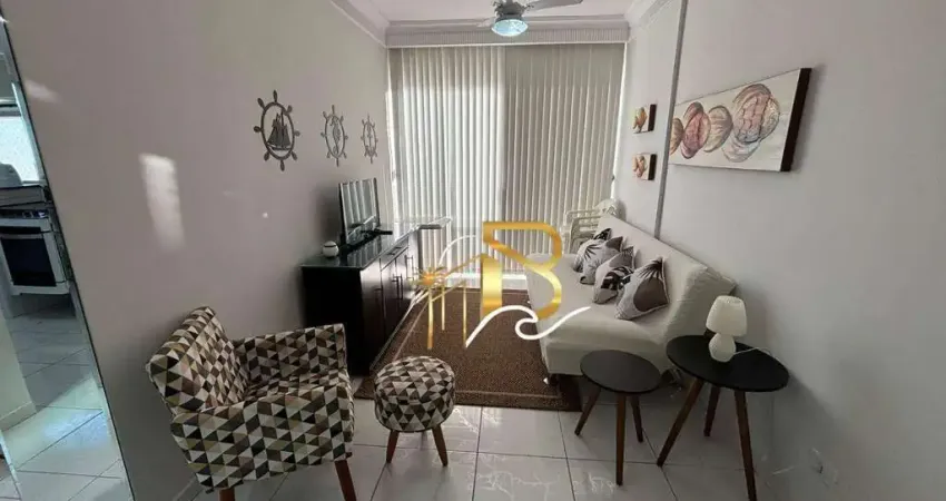 Apartamento com 1 dormitório à venda, 47 m² por r$ 350.000 - enseada - guarujá/sp