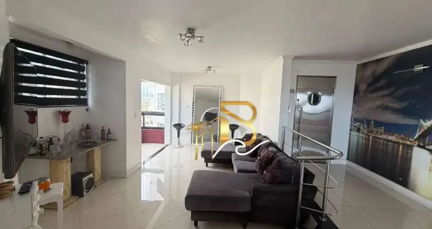 Apartamento com 4 dormitórios para alugar, 179 m² por r$ 8.900/mês - astúrias - guarujá/sp
