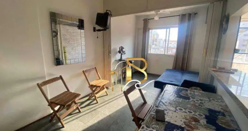 Apartamento com 1 dormitório à venda, 55 m² por r$ 235.000 - enseada - guarujá/sp