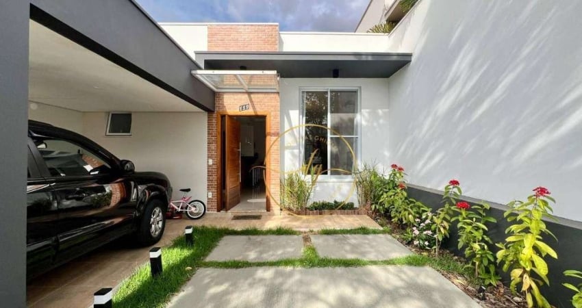 Casa com 3 dormitórios à venda, 105 m² por R$ 985.000,00 - Condomínio Montreal Residence - Indaiatuba/SP