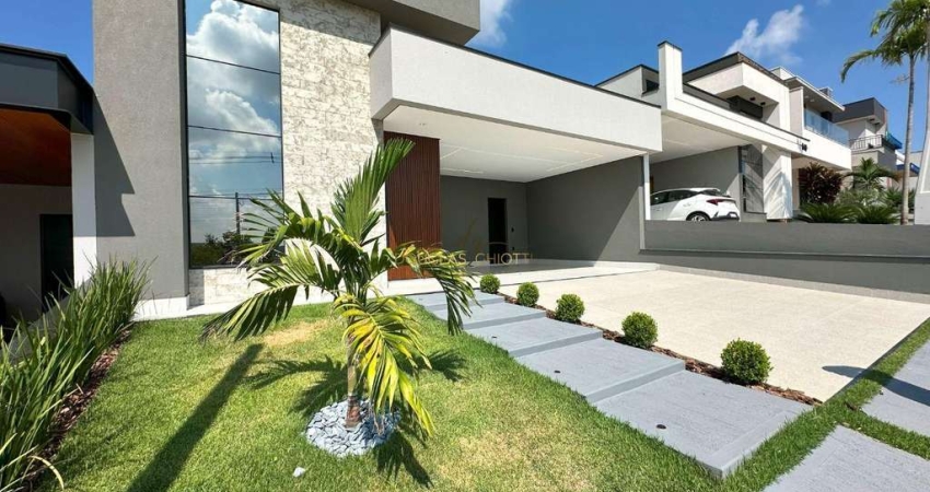 Casa com 3 dormitórios à venda, 192 m² por R$ 1.650.000,00 - Condomínio Piemonte - Jardim Piemonte - Indaiatuba/SP