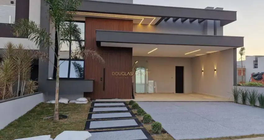 Imóvel Novo Casa térrea - Pronto para morar em Indaiatuba - Casa em Condomínio Residencial Evidências  - Churrasqueira, Ar condicionado, Móveis planejados