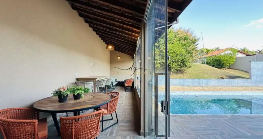 Chácara à venda em indaiatuba - condomínio - terras de itaici - mobiliado - churrasqueira, academia, jardim e mais!