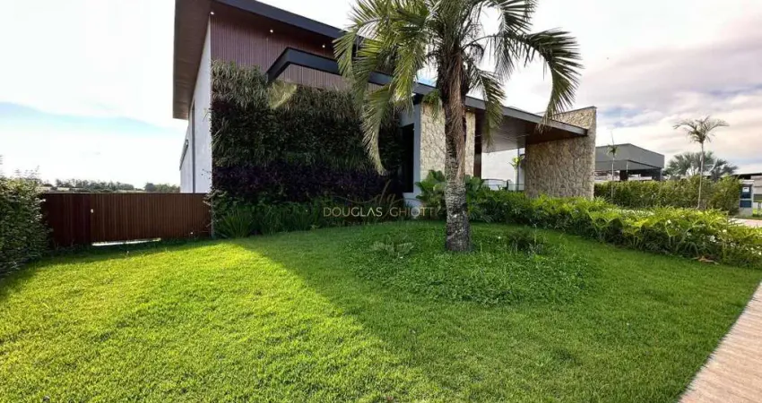 Casa em condomínio de luxo em indaiatuba - pronto para morar - condomínio reserva petrus