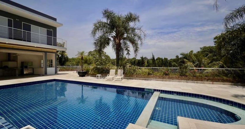 Casa em condomínio alto padrão em indaiatuba, colinas do mosteiro de itaici frente ao lago com academia privativa - venda e aluguel