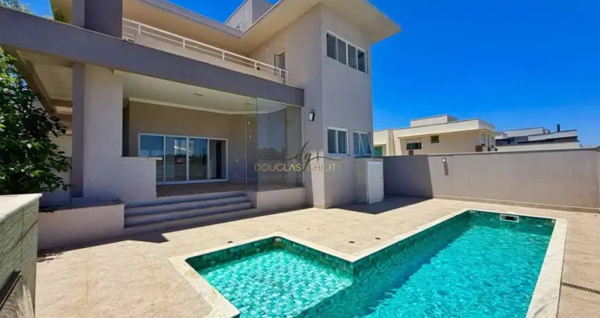 Sobrado em condomínio com 3 suítes e piscina em indaiatuba - condomínio terra magna