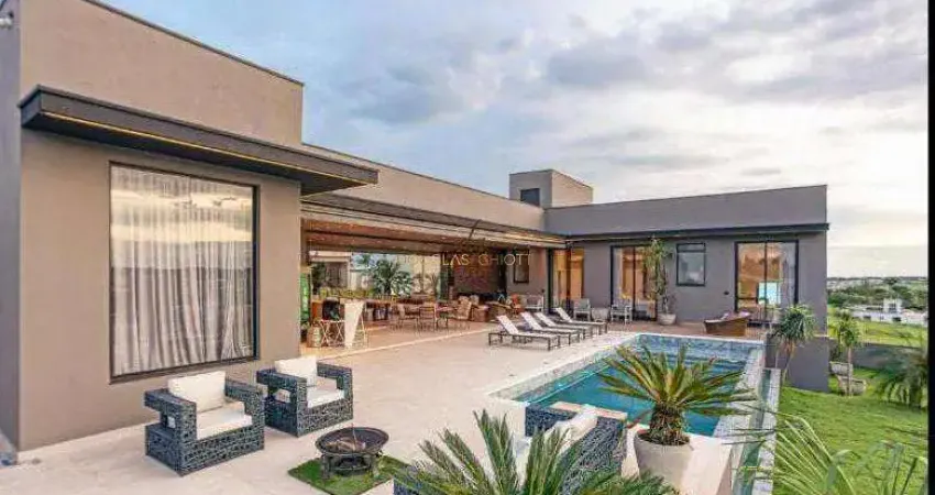 Imóvel de luxo em indaiatuba - casa em condomínio com 6 suítes - condomínio jardins do golfe - 1000m²