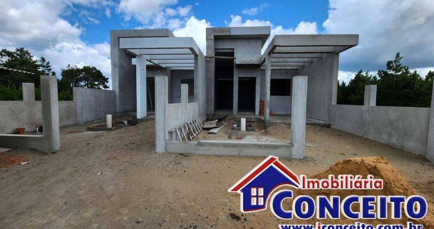 G1039 - Linda residência em construção toda em laje em ótima localização