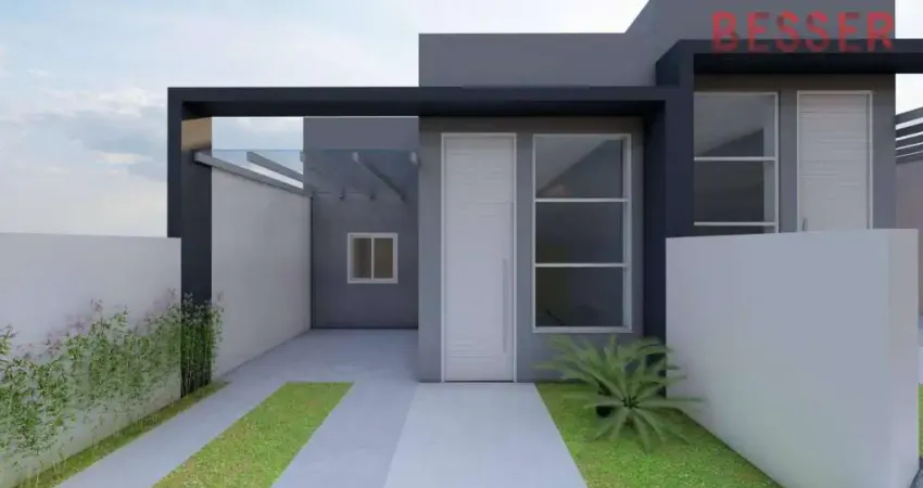 Casa com 2 dormitórios à venda, 62 m² por R$ 315.000,00 - Vargas - Sapucaia do Sul/RS