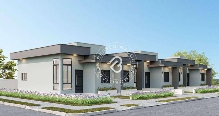 Casa com 2 dormitórios à venda, 47 m² por R$ 279.000,00 - São Jorge - Portão/RS